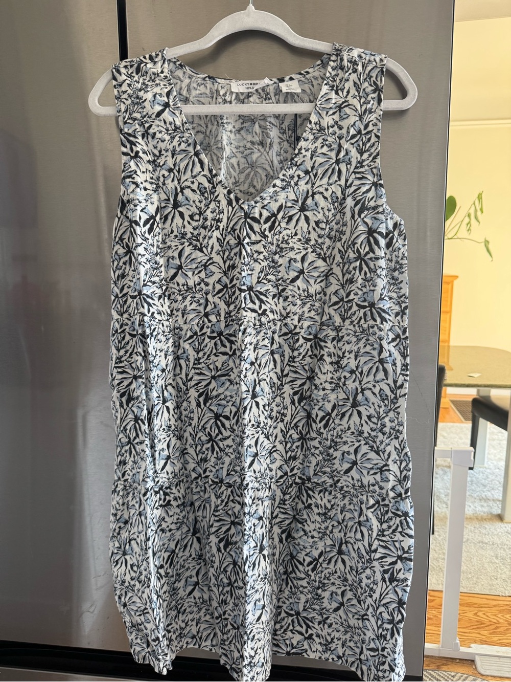 Lucky 🍀 Brand Linen Sleeveless Dress